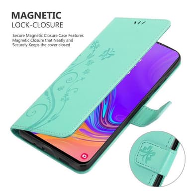 Samsung Galaxy A8s Plånboksfodral Skal (Turkos)
