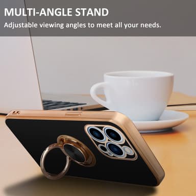 iPhone 13 PRO MAX Skal Fodral Case (Svart)
