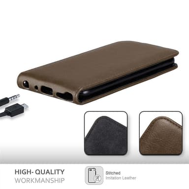 LG Q STYLUS Flipfodral Skal (Brun)