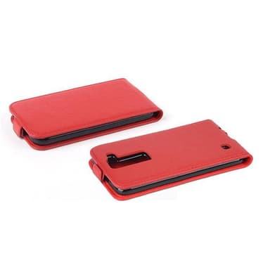 LG K8 2016 Flipfodral Skal (Röd)