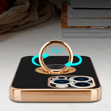 iPhone 13 PRO MAX Skal Fodral Case (Svart)