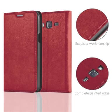 Samsung Galaxy J7 2015 Skal Fodral Case (Röd)
