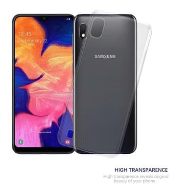 Samsung Galaxy A10 / M10 Skal Fodral Case (Transparent)