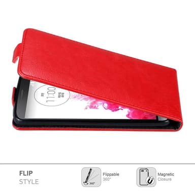 LG G3 Flipfodral Skal (Röd)