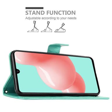 Samsung Galaxy A41 Plånboksfodral Skal (Turkos)