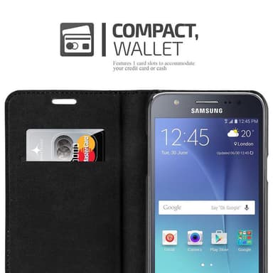 Samsung Galaxy J7 2015 Skal Fodral Case (Röd)