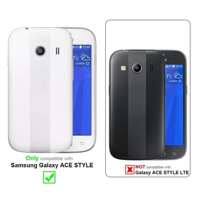 Samsung Galaxy ACE STYLE Skal Fodral Case (Röd)