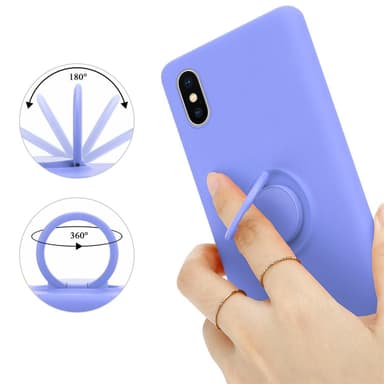 Skal iPhone XS MAX Fodral Case (Lila)