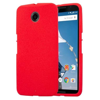 Skal Motorola Google NEXUS 6 Fodral Case (Röd)