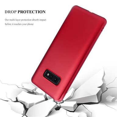 Skal Samsung Galaxy S10e Fodral Case (Röd)