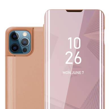 iPhone 13 Plånboksfodral Skal (Rosa)