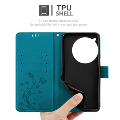 OnePlus 12 Plånboksfodral Skal (Blå)
