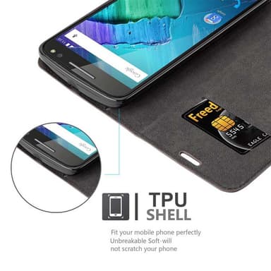 Motorola MOTO X STYLE Skal Fodral Case (Brun)