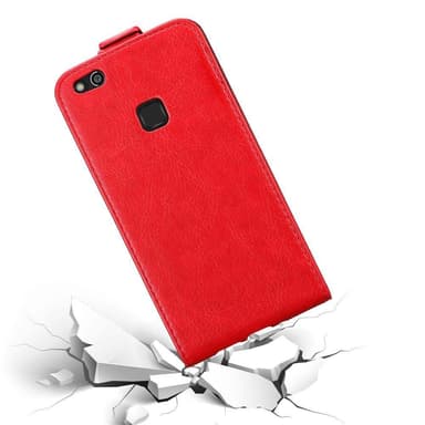 Huawei P10 LITE Flipfodral Skal (Röd)