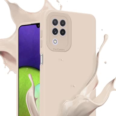 Samsung Galaxy A22 4G Skal Fodral Case (Rosa)