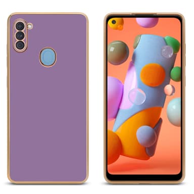 Samsung Galaxy A11 / M11 Skal Fodral Case (Lila)