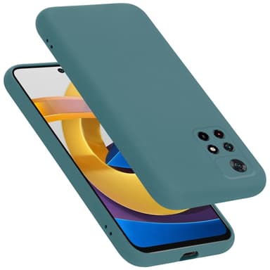 Xiaomi POCO M4 PRO 5G Skal Fodral Case (Grön)