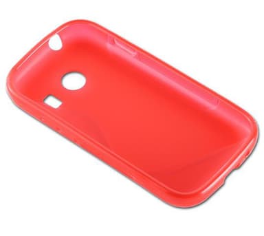 Samsung Galaxy ACE STYLE Skal Fodral Case (Röd)