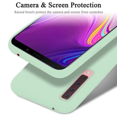 Samsung Galaxy A9 2018 Skal Fodral Case (Grön)