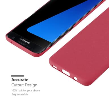 Samsung Galaxy S7 EDGE Skal Fodral Case (Röd)