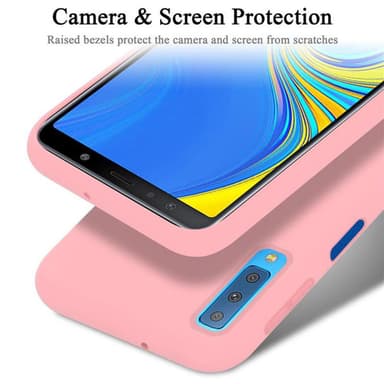 Samsung Galaxy A7 2018 Skal Fodral Case (Rosa)