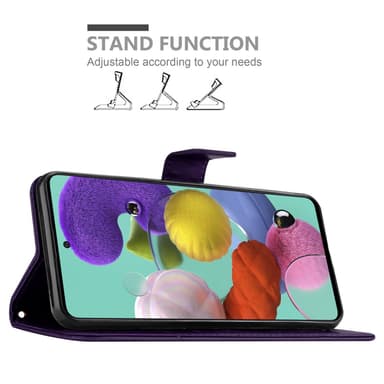 Samsung Galaxy A51 5G Plånboksfodral Skal (Lila)