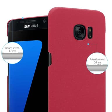 Samsung Galaxy S7 EDGE Skal Fodral Case (Röd)