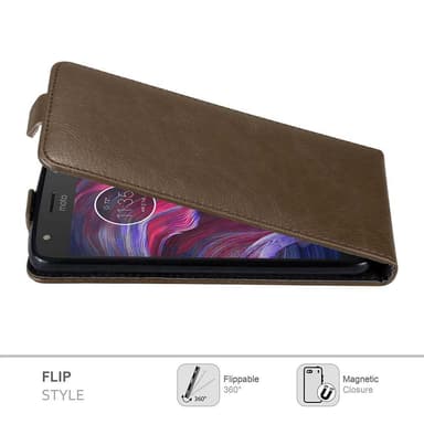 Motorola MOTO X4 Flipfodral Skal (Brun)