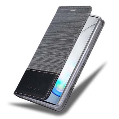 Samsung Galaxy NOTE 10 Plånboksfodral Skal (Grå)