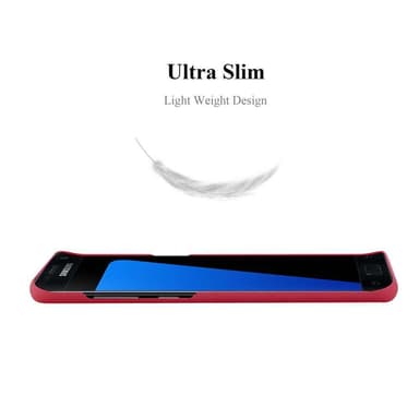 Samsung Galaxy S7 EDGE Skal Fodral Case (Röd)