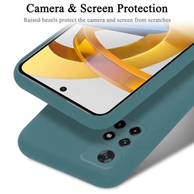 Xiaomi POCO M4 PRO 5G Skal Fodral Case (Grön)
