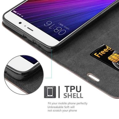 Xiaomi Mi 5s PLUS Skal Fodral Case (Brun)