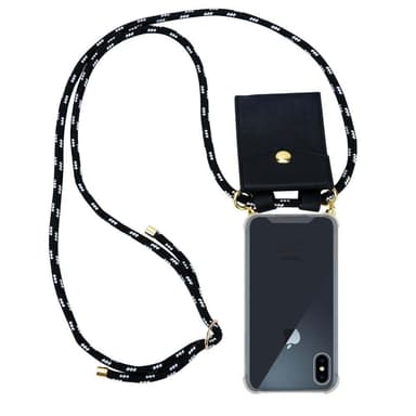 iPhone X / XS Skal Fodral Kedja (Svart)