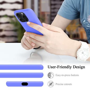 iPhone 15 PRO Skal Fodral Case (Lila)