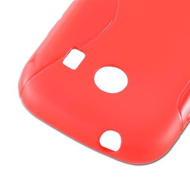 Samsung Galaxy ACE STYLE Skal Fodral Case (Röd)