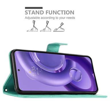 Motorola EDGE 30 NEO Plånboksfodral Skal (Turkos)
