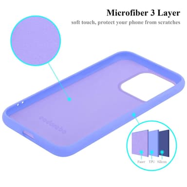 iPhone 15 PRO Skal Fodral Case (Lila)