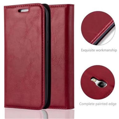 Samsung Galaxy S4 MINI Skal Fodral Case (Röd)