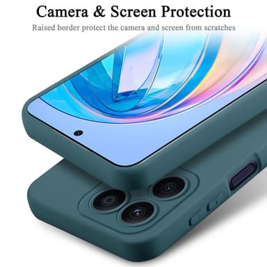 Honor x8a Skal Fodral Case (Grön)