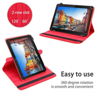 Trekstor Surftab B10 (10.1 tum) Skal Fodral Case (Röd)