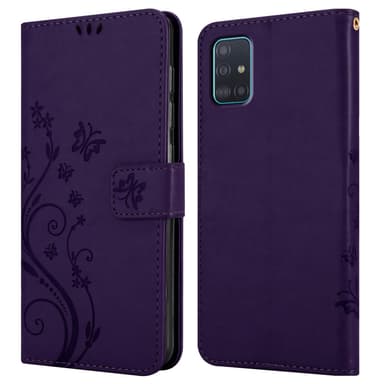 Samsung Galaxy A51 5G Plånboksfodral Skal (Lila)
