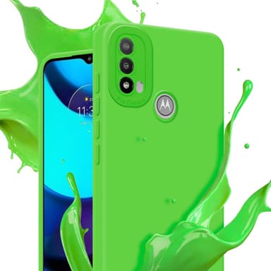 Motorola MOTO E20 Skal Fodral Case (Grön)