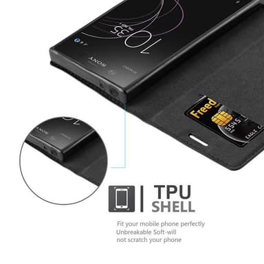 Sony Xperia XZ1 COMPACT Skal Fodral Case (Svart)