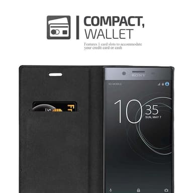 Sony Xperia XZ1 COMPACT Skal Fodral Case (Svart)