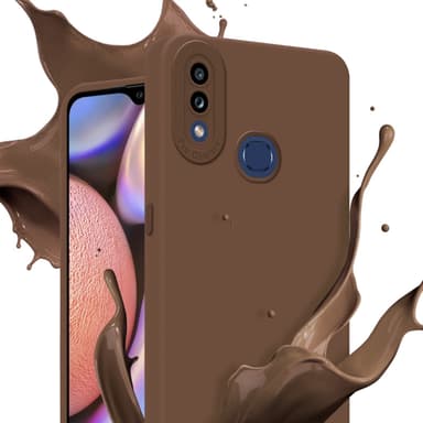 Samsung Galaxy A10s / M01s Skal Fodral Case (Brun)
