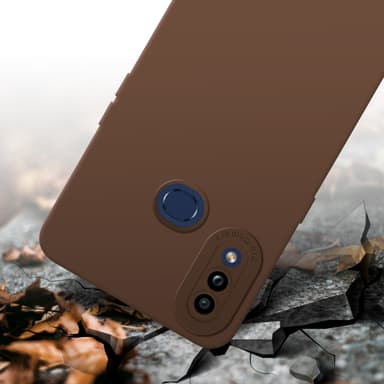 Samsung Galaxy A10s / M01s Skal Fodral Case (Brun)