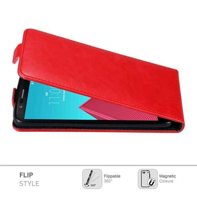 LG G4 / G4 PLUS Flipfodral Skal (Röd)