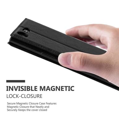 Sony Xperia XZ1 COMPACT Skal Fodral Case (Svart)