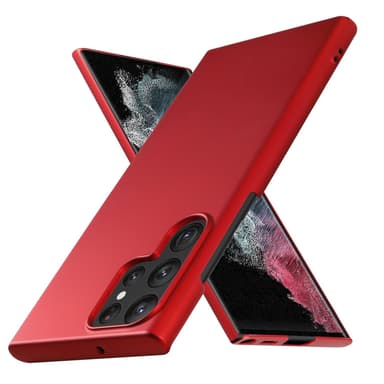 Samsung Galaxy S22 ULTRA Skal Fodral Case (Röd)