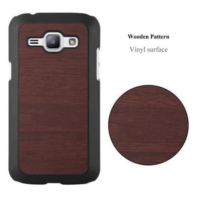 Samsung Galaxy J1 2015 Skal Fodral Case (Brun)
